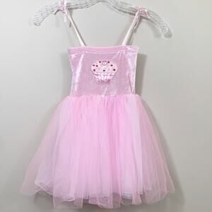 Creative Education Velvet/Tulle Cupcake Tu-Tu Pink Dress